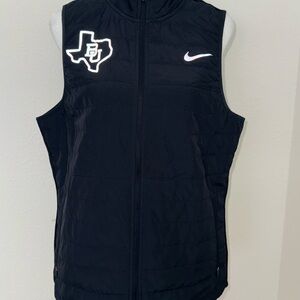 Nike Baylor University Puffer Vest – Black – Full Zip